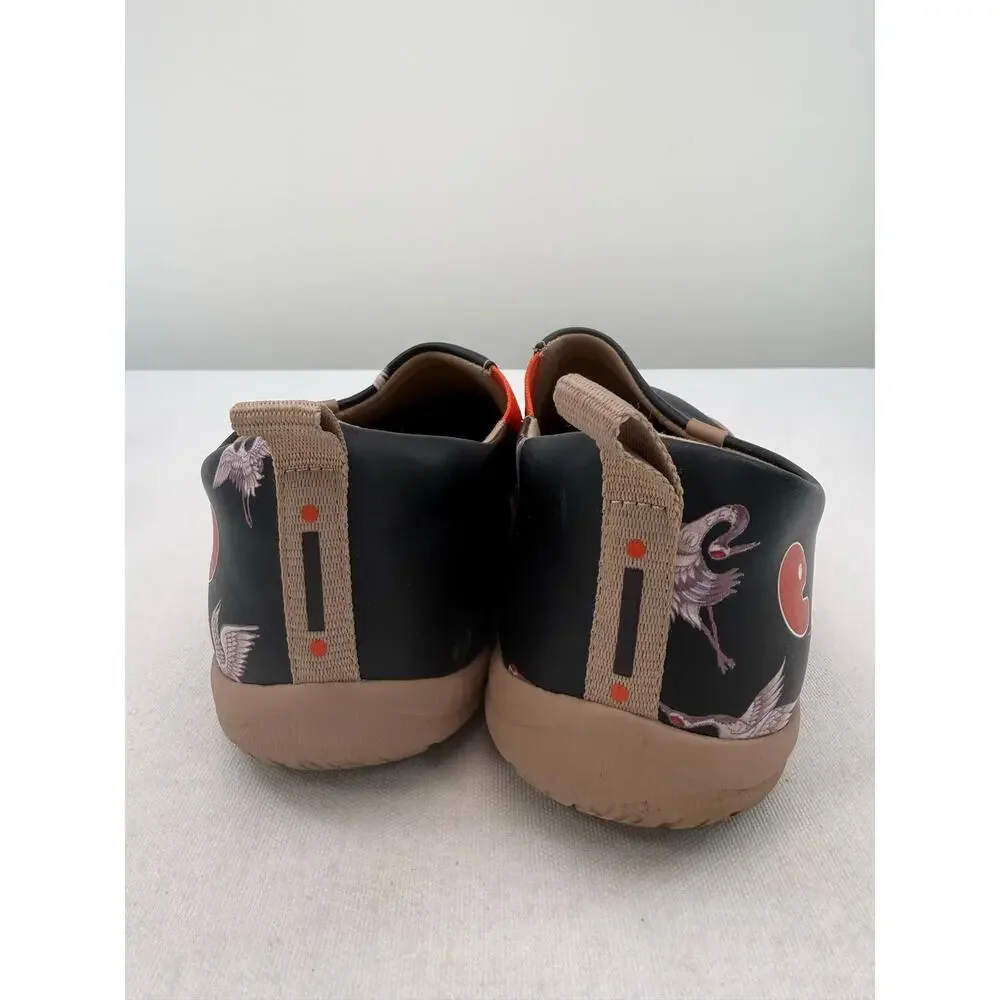 UIN Toledo Cranes Slip On Shoes Men’s Size 10 Wearable Art Comfort Loafers